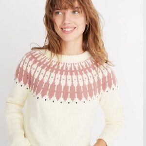 Madewell Fair Isle Keaton Pullover Sweater